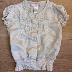 Janie & Jack Silk Holiday Shirt